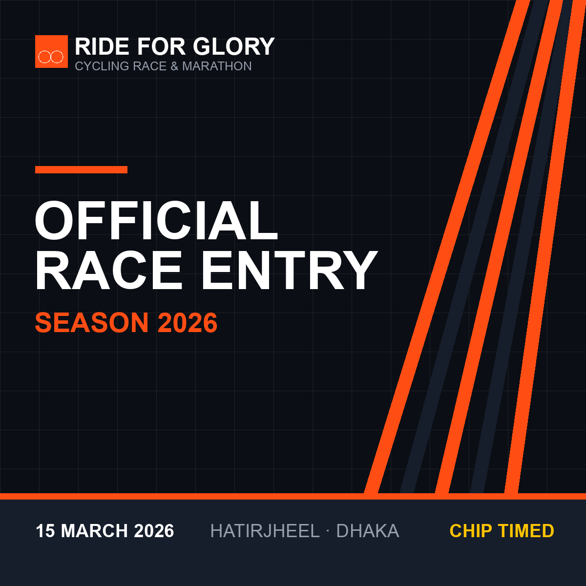 Ride for Glory 2026 — Race Entry